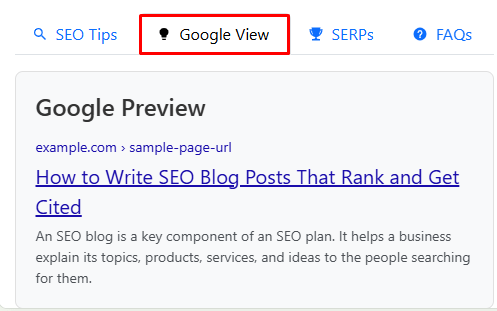 google-search-snippet-seo-blog-post